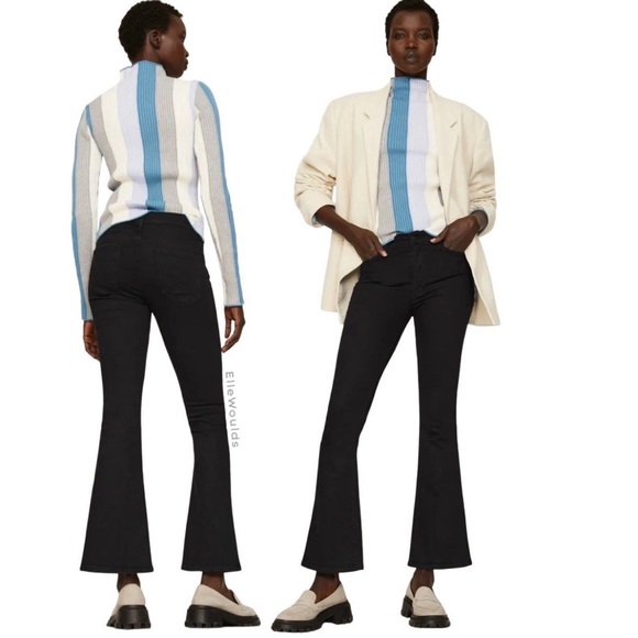 MOTHER $198 The Weekender Jeans Charcoal Gray Black Size 32, US Size 12 - Picture 7 of 7